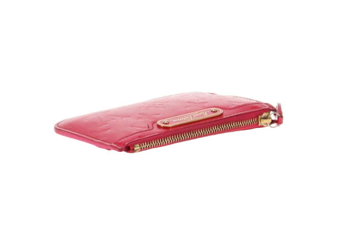 Louis Vuitton Pink Vernis Coin Case