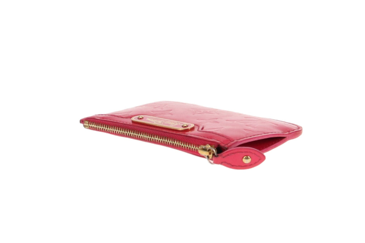 Louis Vuitton Pink Vernis Coin Case