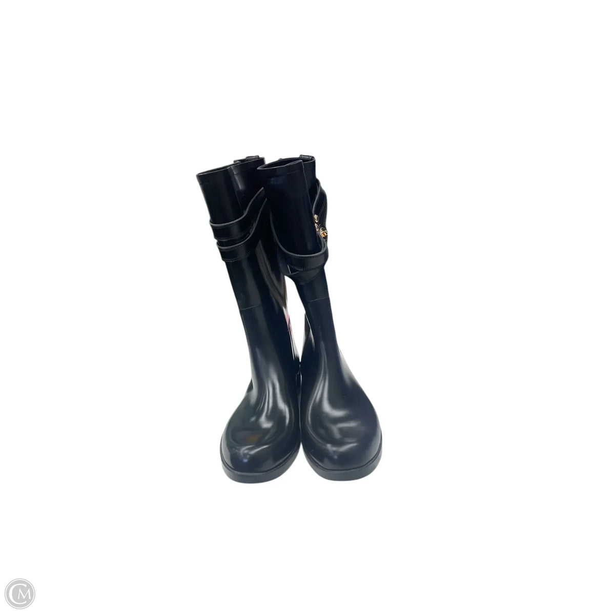 Boots Designer By Coach In Black, Size: 11
