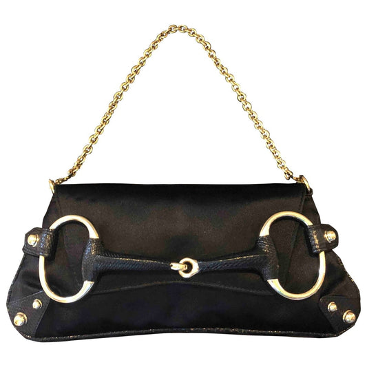 Gucci black cloth handbag