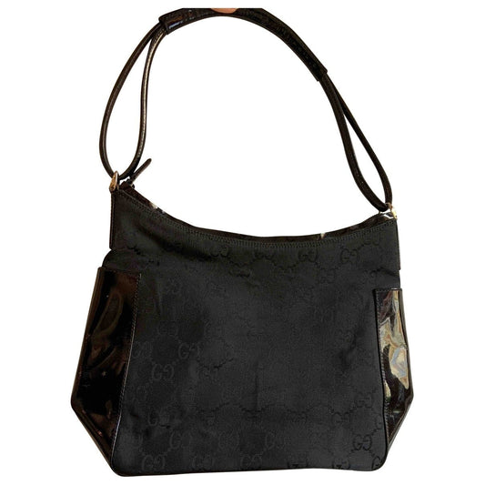 Gucci black cloth handbag