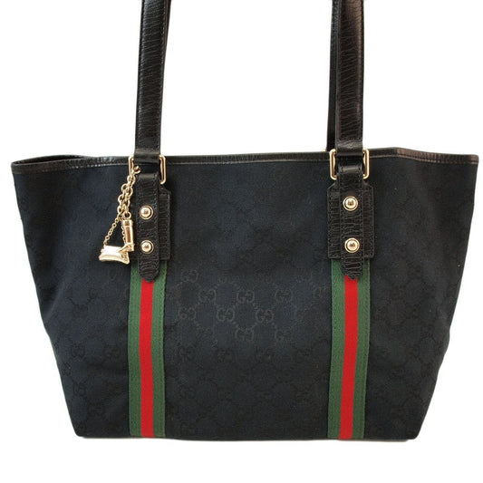 G*G Black Shopper Tote Handbag (Indistinguishable)