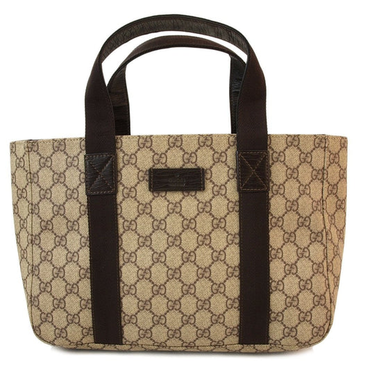 G*G Beige Shopping Tote Handbag (Indistinguishable)