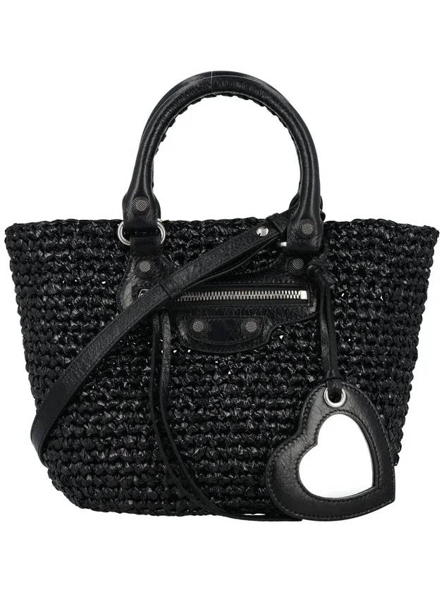Luxury Balenciaga  Le Cagole Small Tote Bag Black