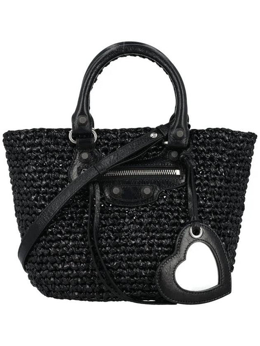 Luxury Balenciaga  Le Cagole Small Tote Bag Black