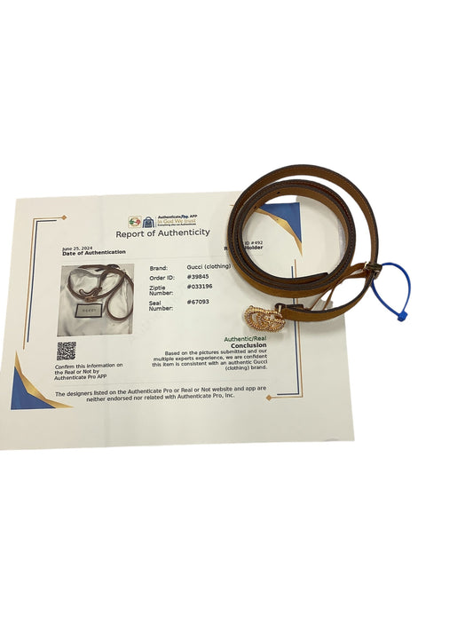 Belt Luxury Designer Gucci, Size Medium