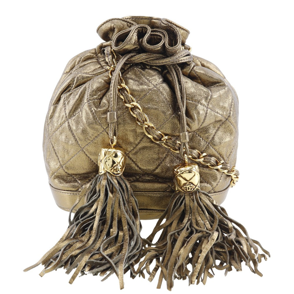 CHANEL Fringe Shoulder Bag