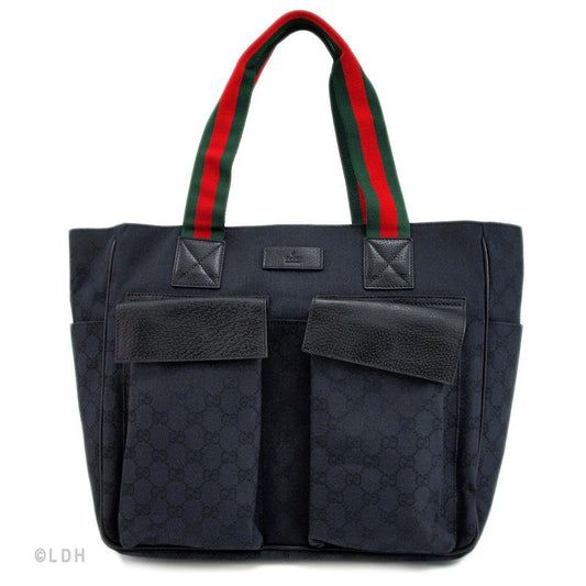 G*G Black Multi-Pockets Tote (Indistinguishable)