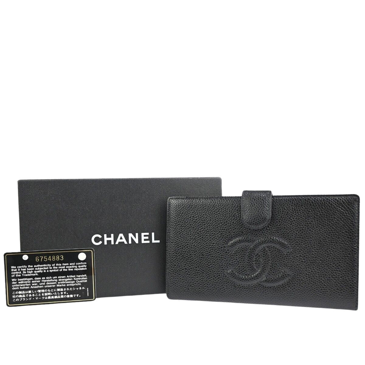 CHANEL Logo CC Wallet