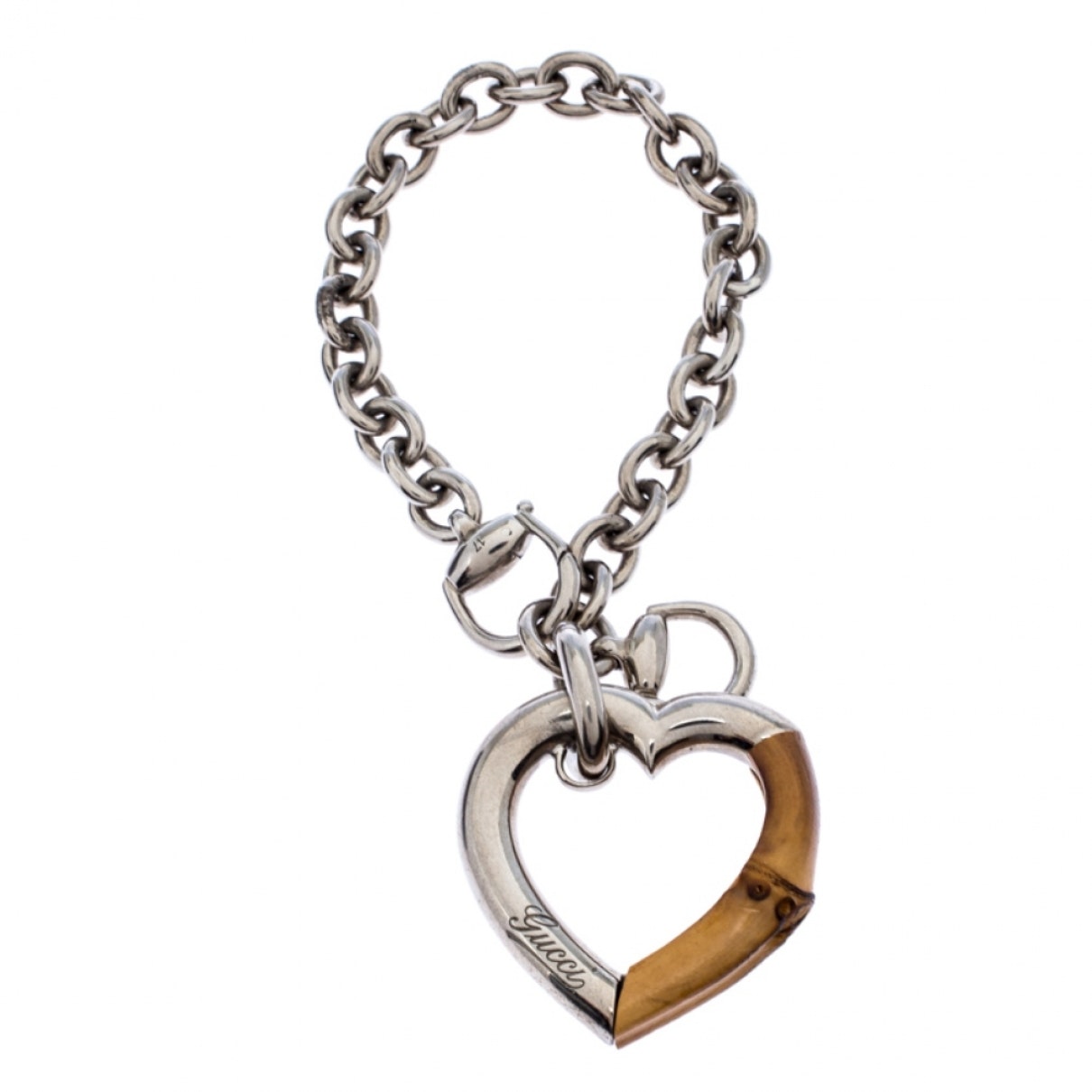 Gucci bamboo  silver bracelets