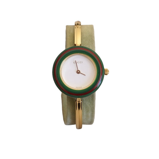 Gucci gold gold plated watch