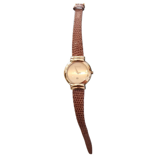 Gucci gold gold plated watch