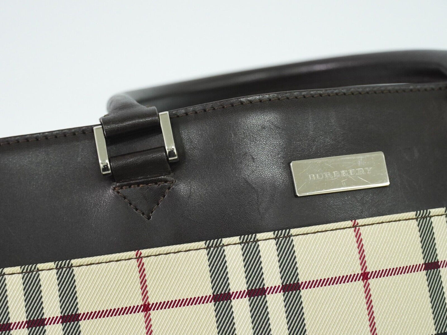 BURBERRY Tartan Tote