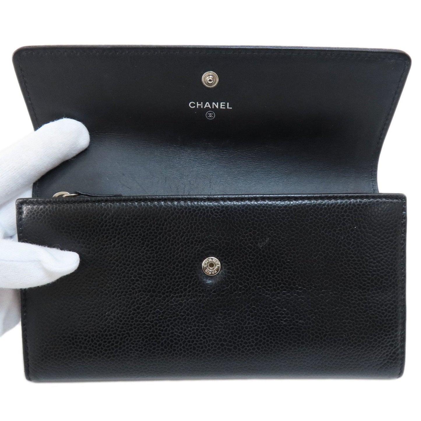 Top Quality Chanel Logo CC Wallet