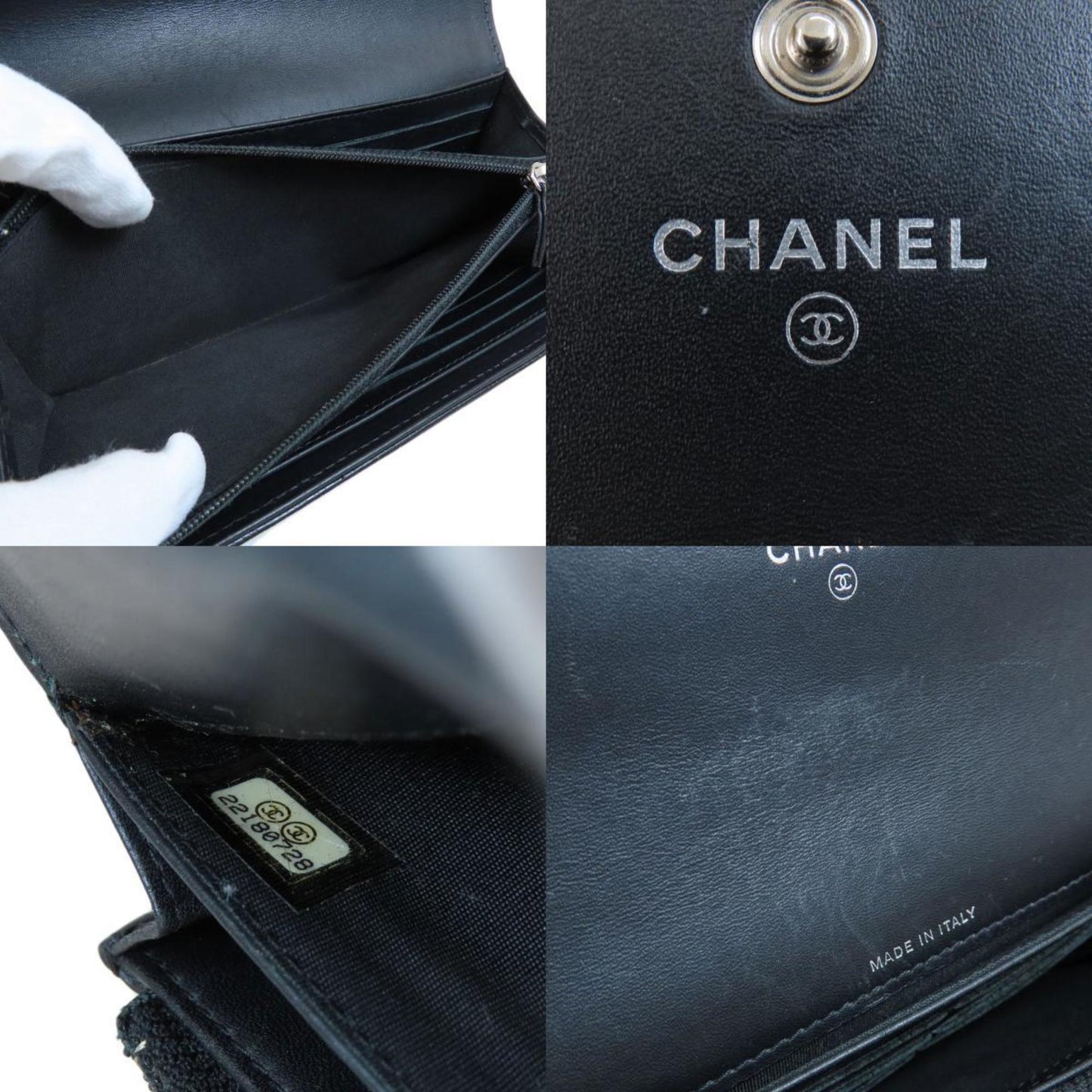 Top Quality Chanel Logo CC Wallet