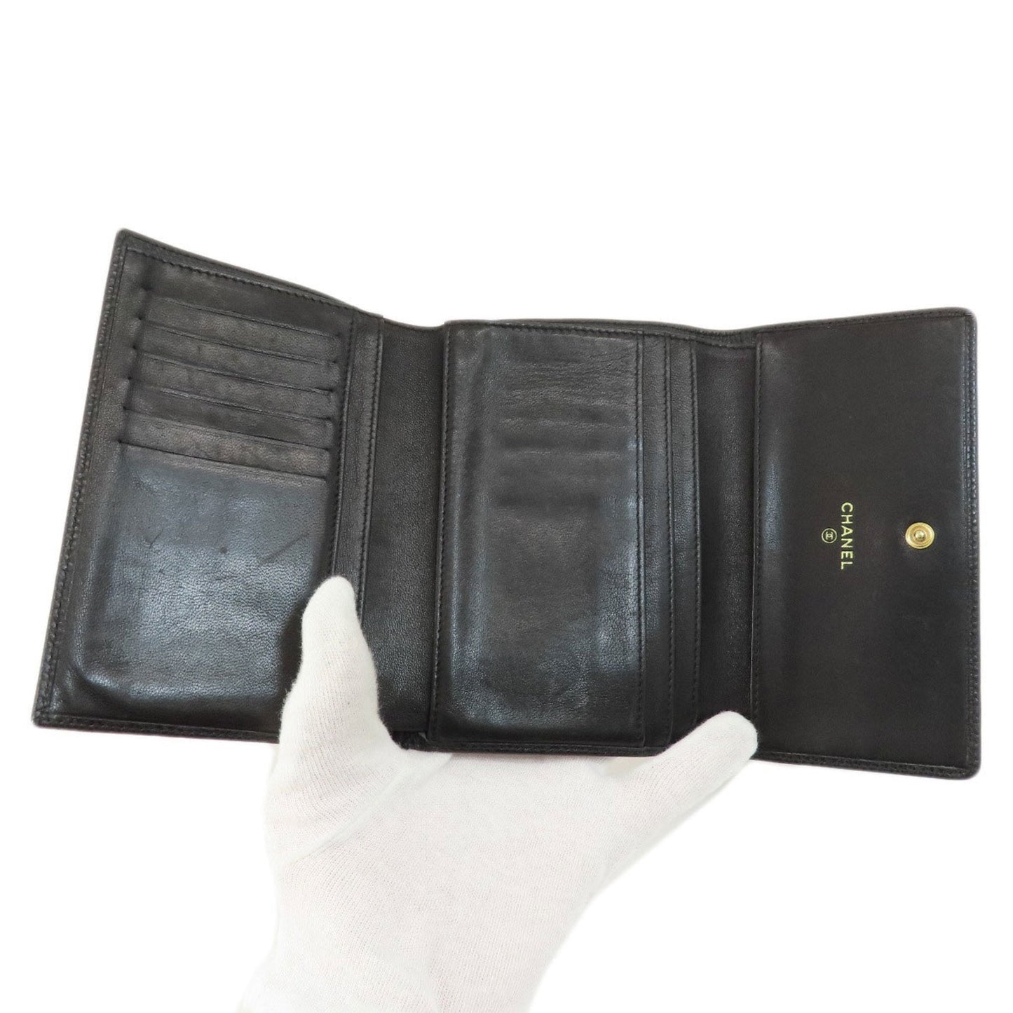 Top Quality Chanel Logo CC Wallet