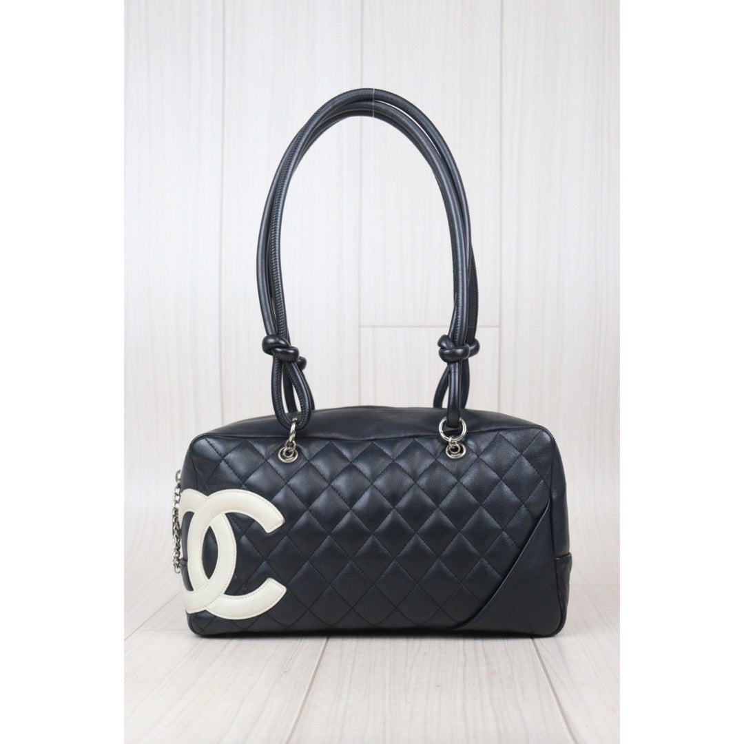 Rank AB ｜ CHANEL Cambon Line Bowling Bag Made In 2004～2005 Year｜23100608