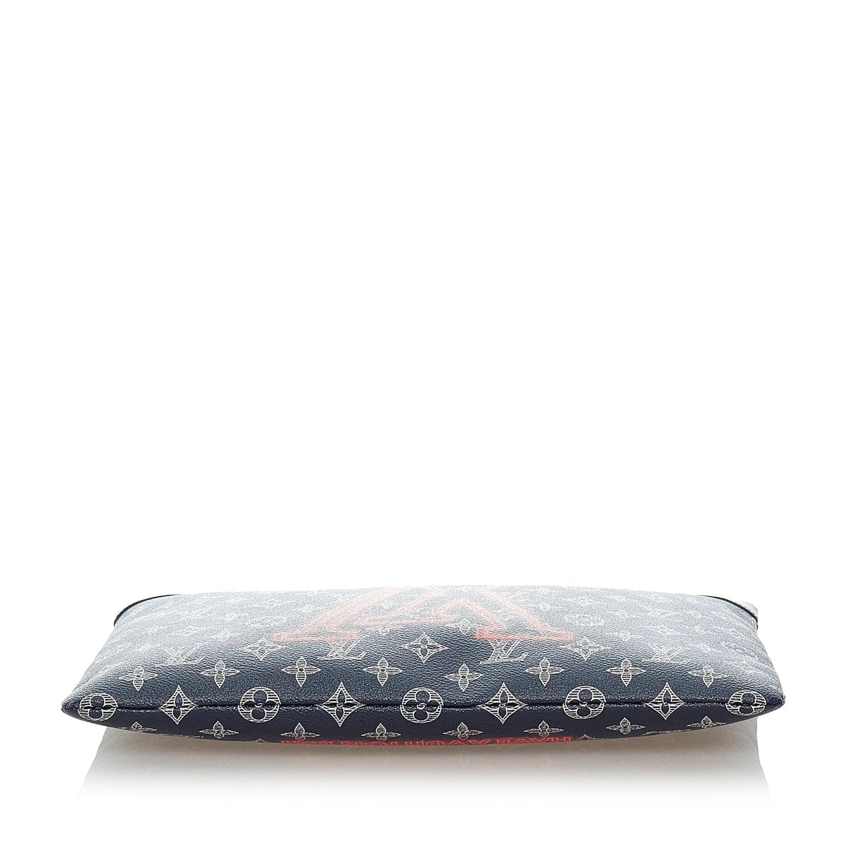 Louis Vuitton Pochette Apollo Blue Monogram Upside Down Canvas