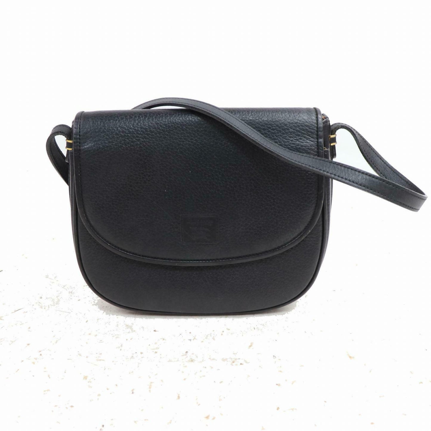 Brand Inspired Burberry Shoulder Bag Black Leather (SHC1-15186)