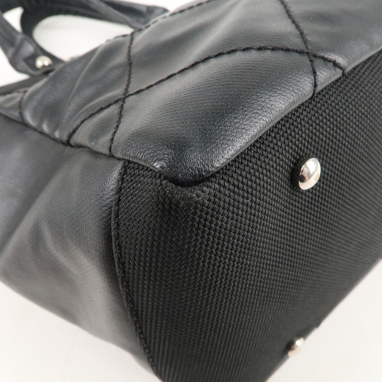 Chanel Paris Biarritz MM Coated Canvas Leather Tote Bag A34209