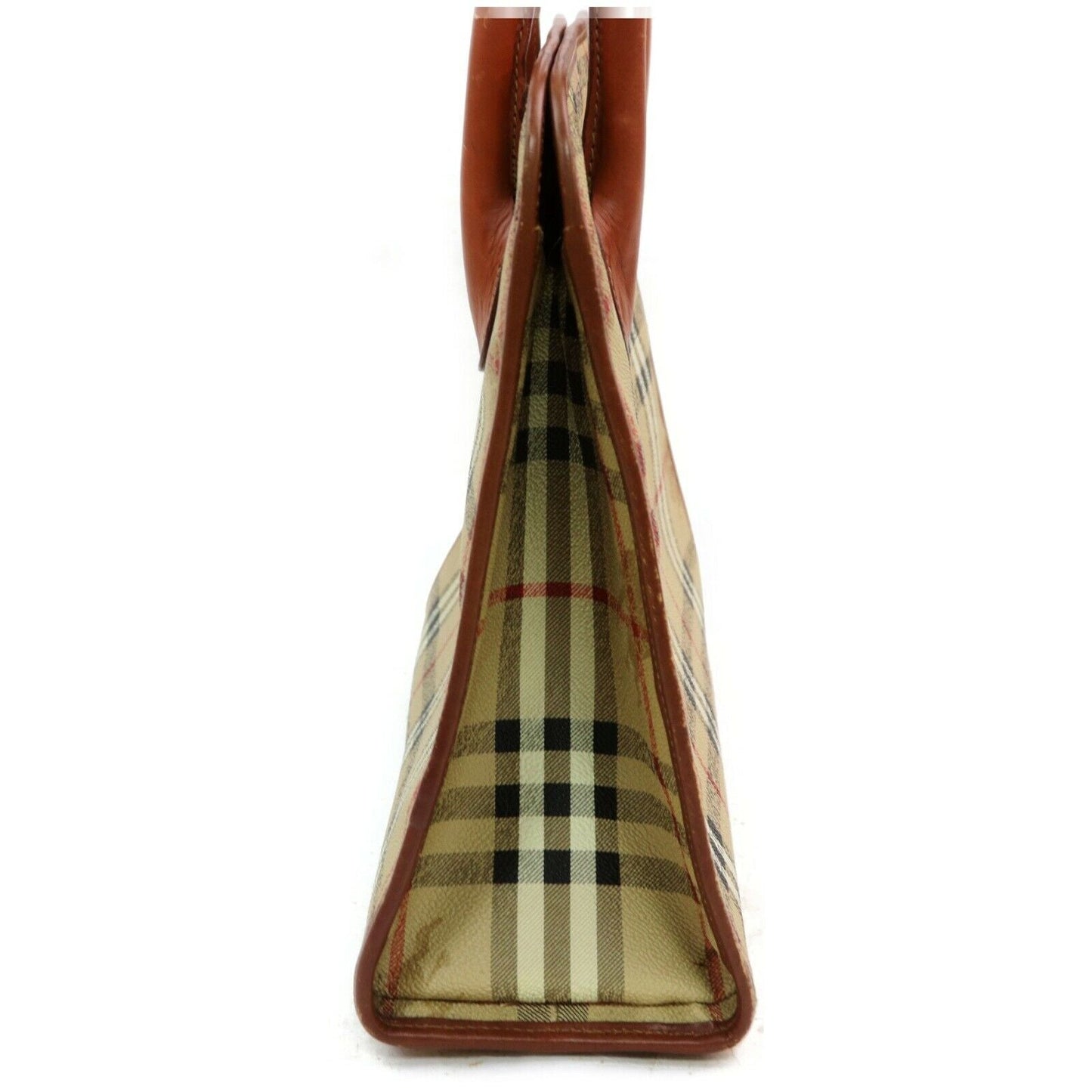 Brand Inspired Burberry Hand Bag Light Brown PVC (SHC7-10829)