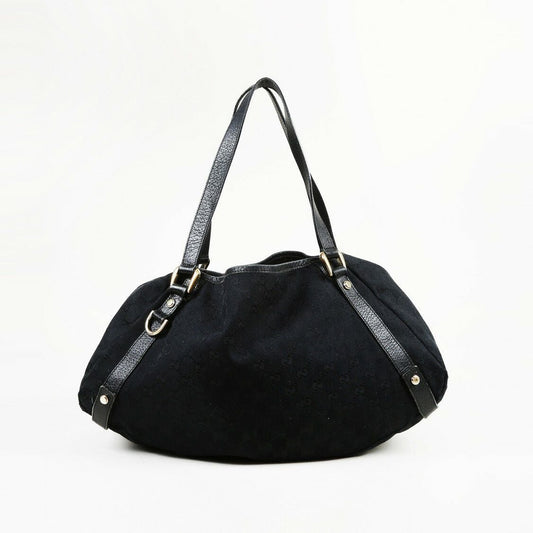 G*G Monogram Canvas Medium "Abbey Tote" Bag