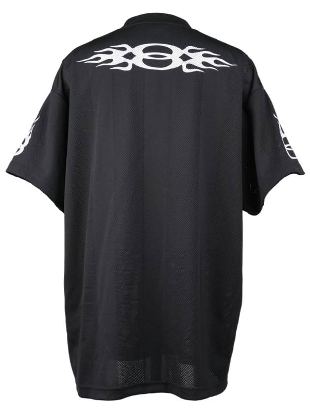 Luxury Balenciaga  Logo Print Crew Neck Short Sleeve T-Shirt Black