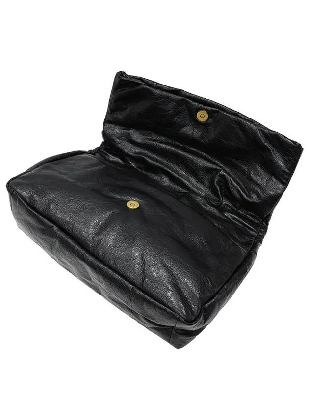 Luxury Balenciaga  Monaco Chain Strap Shoulder Bag Black