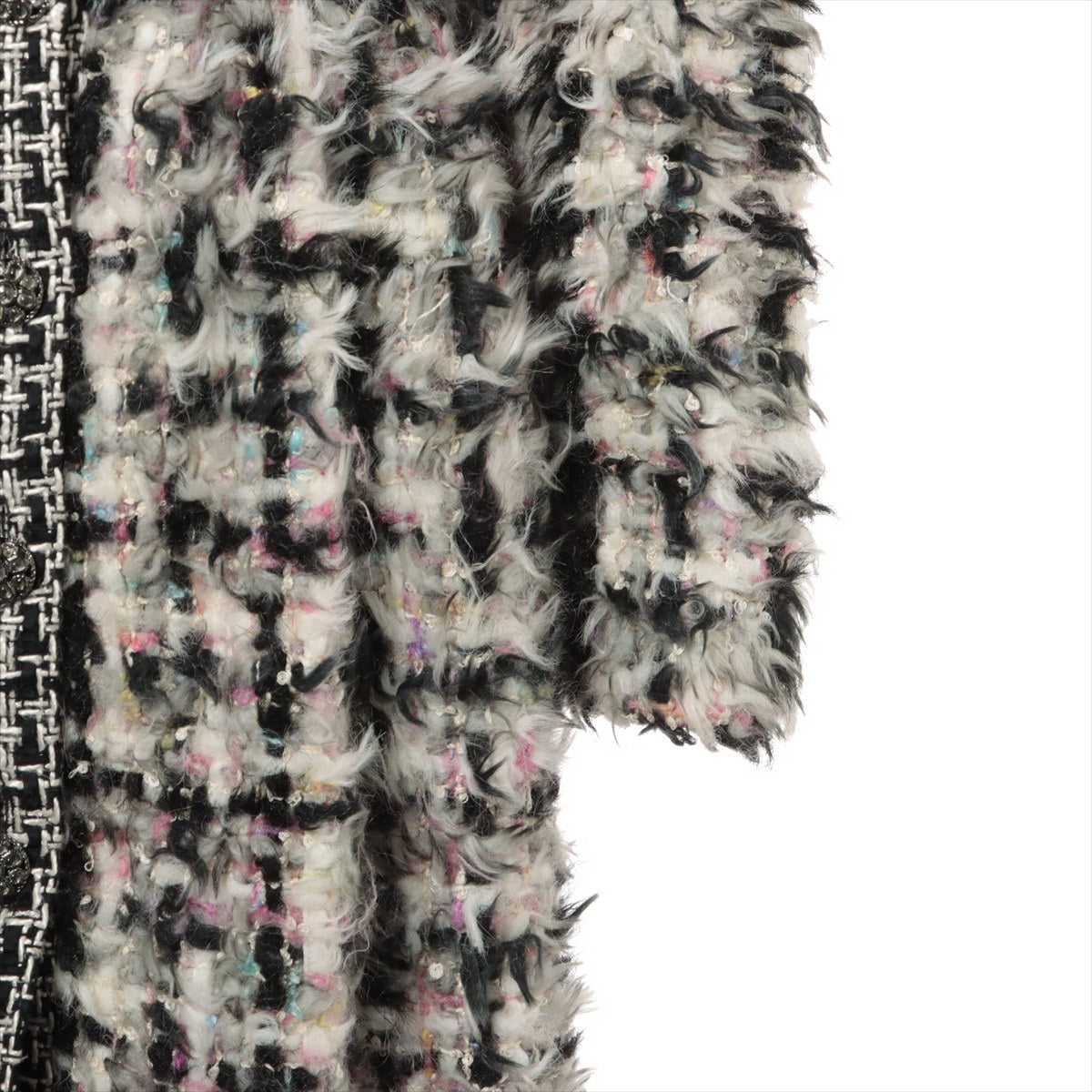 Chanel Coco Grippor P39 Twid Coat 40  Multicolor Fantasy 10AW Collection Runway 21 P39540W04561