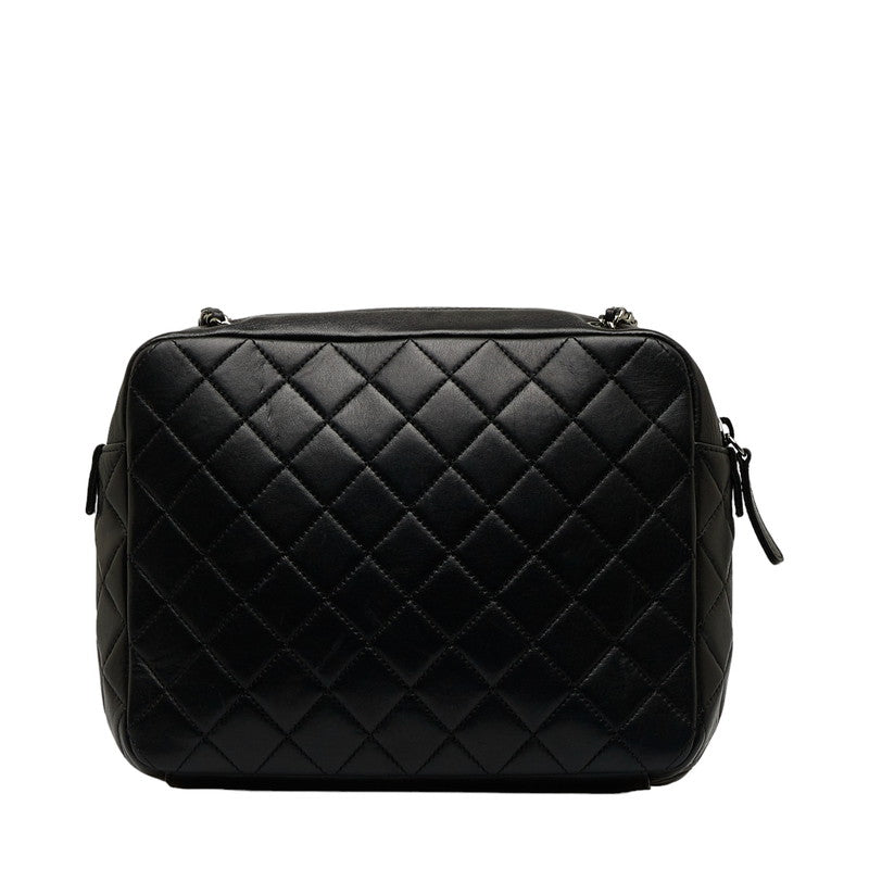 Chanel Matrace On Board ping Pop Art Chain houlder Bag Black White   CHANEL