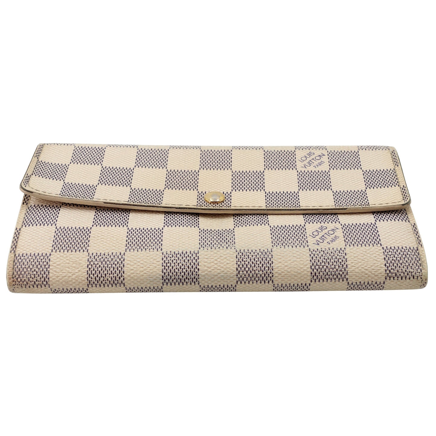 Louis Vuitton Azur Canvas Sarah GM Long Wallet LV-W1110P-A004