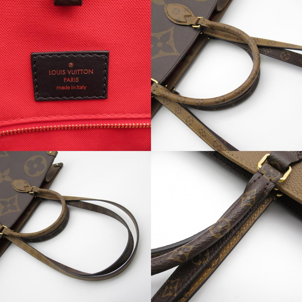 Louis Vuitton On The Go GM 2w Shoulder Bag 2way Shoulder Bag PVC Coated Canvas Monogram Giant  Brown  M45320