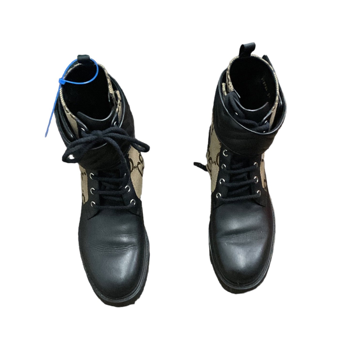 Brown Boots Luxury Designer Gucci, Size 9