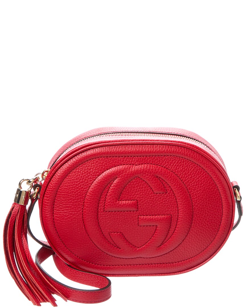 Gucci Blondie Mini Leather Camera Bag ONE SIZE Red