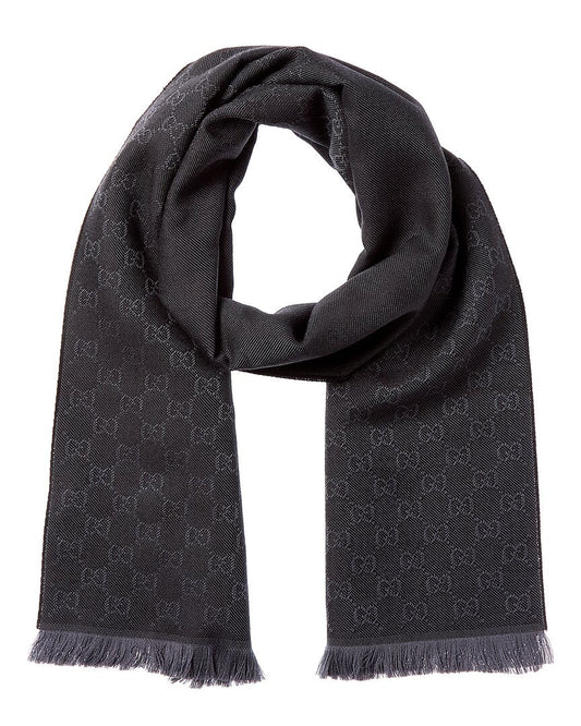 Gucci Gg Wool Scarf