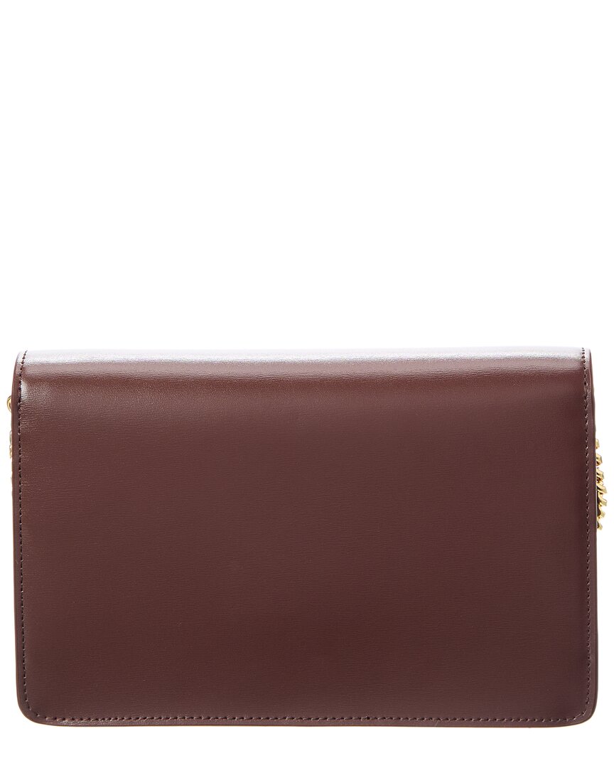 Celine Triomphe Leather Wallet On Chain