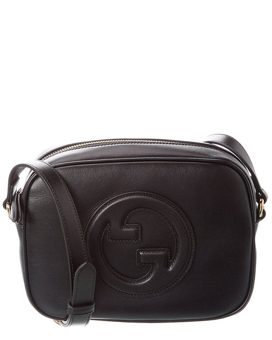 Gucci Blondie Mini Leather Camera Bag ONE SIZE Black