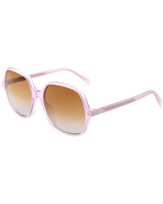 Celine Women's Cl40244u 56Mm Sunglasses Purple