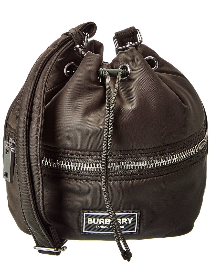 Burberry Logo Bucket Bag ONE SIZE Green