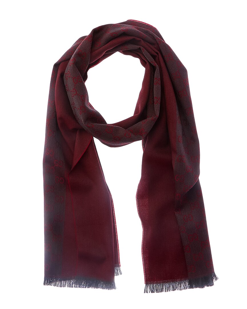 Gucci Wool Scarf Red