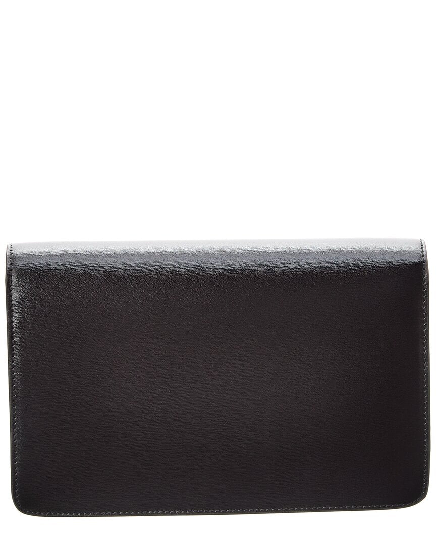 Celine Triomphe Leather Wallet On Chain