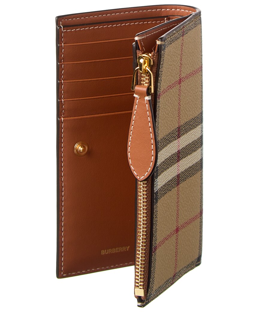 Burberry Medium Vintage Check E-Canvas Card Case
