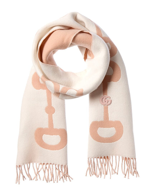 Gucci Wool & Cashmere-Blend Scarf