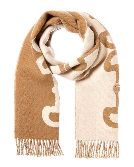 Gucci Wool & Cashmere-Blend Scarf