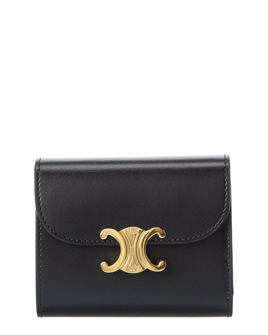 Celine Small Flap Leather Wallet