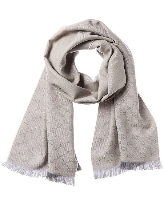 Gucci Gg Wool Scarf