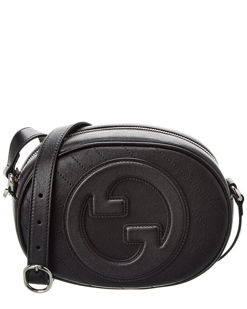 Gucci Blondie Mini Leather Crossbody ONE SIZE Black
