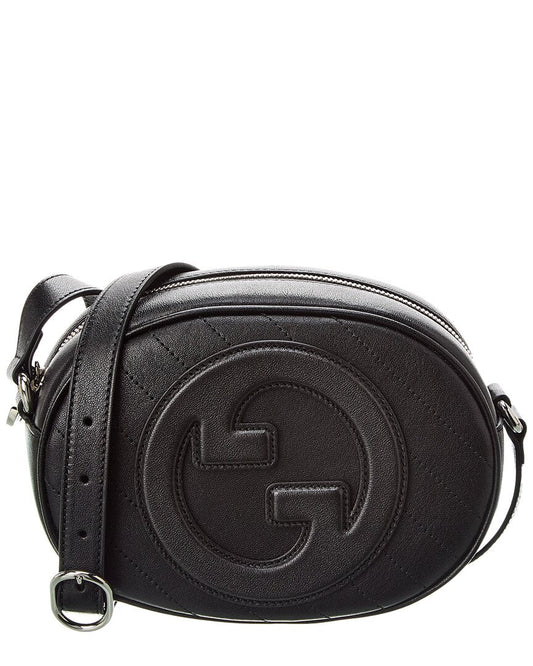 Gucci Blondie Mini Leather Crossbody ONE SIZE Black