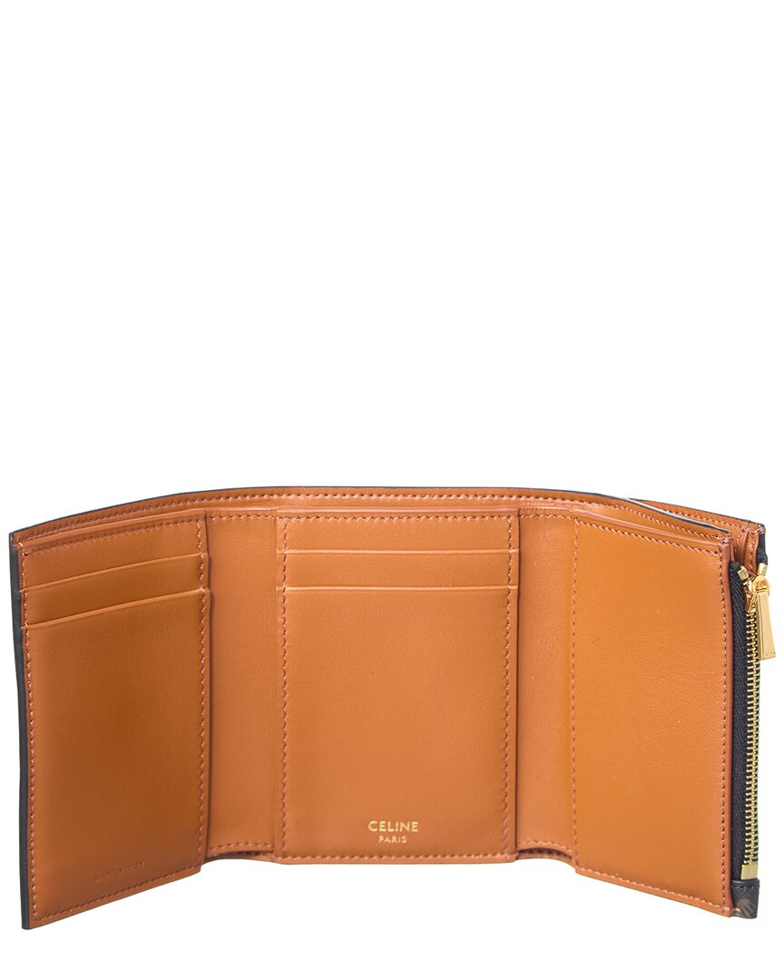 Celine Triomphe Canvas Fine Strap Wallet