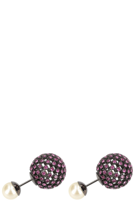 CHRISTIAN DIOR Tribales Earrings Crystal